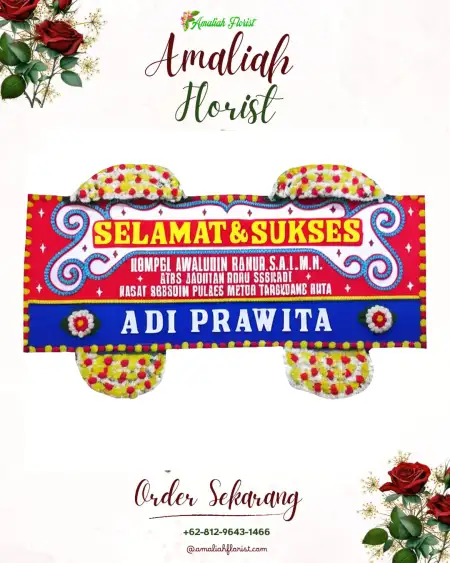 Papan Bunga Ucapan Selamat Klampis